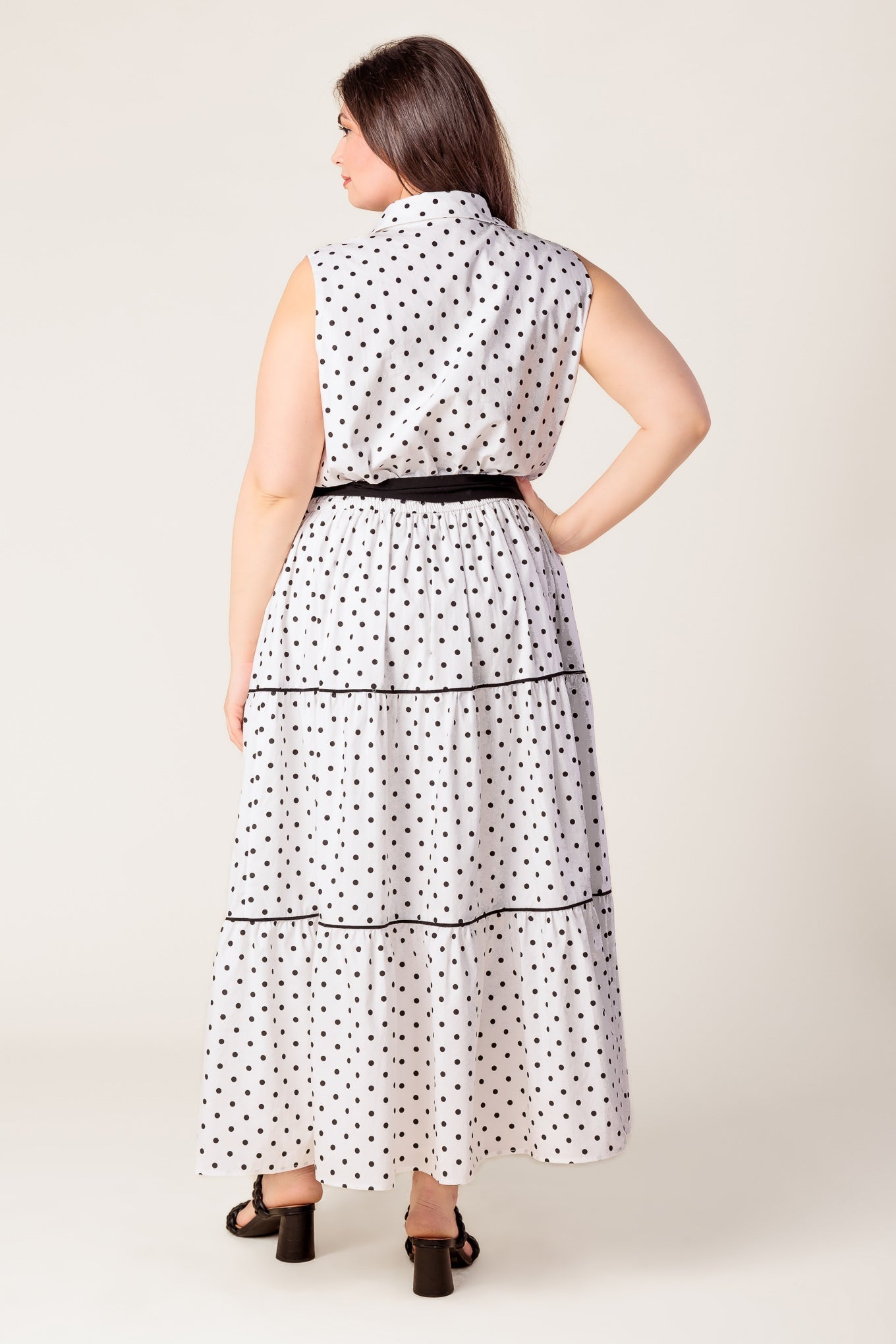 OUT OF REACH WOVEN MIDI DRESS Flying Tomato